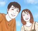 優しい画風の似顔絵イラストお描きます 記念日やお祝いにぴったりのイラストをお手頃価格で作成します♪ イメージ6