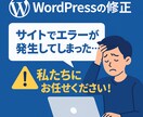 WordPressのエラー復旧・修理・修正致します ワードプレスの修正・サイトエラーの解消を即時対応します イメージ3