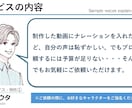 高品質のナレーションを格安で制作してご提供します ７名の個性あるキャラクターからお好みの声を選んでください。 イメージ4