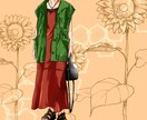 キャラ、オシャレコーデ等ご希望の絵を描きますます アイコン思い出写真をデジタルイラストで(*ˊᵕˋ*) イメージ4