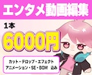 企画・エンタメ系動画の編集お受けします クオリティーの高い動画を提供致します！ イメージ1