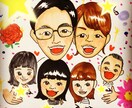 結婚式、記念日、大切な方への似顔絵描きます あなた用の似顔絵、イラスト描きます イメージ3