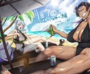 ゲーム・創作用立ち絵制作しますます シナリオ・ストーリーの雰囲気に合わせ絵柄を調節いたします イメージ5