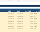副業・フリーランス向けExcel管理表を作成します 案件・請求・入金管理を使いやすくカスタマイズします イメージ3