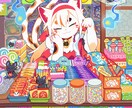 背景ありのアニメ調一枚イラストを制作いたします 商業利用可能！MVイラスト、キービジュアル、書籍、動画用など イメージ1