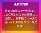 インスタグラム宣伝でリール30000再生増やします ⭐️いいねも＋5,000増やします⭐️最大5動画分割OK イメージ5