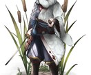 アニメ風の高品質な立ち絵・イラスト制作します 胸上〜全身まで対応。キャラクターの魅力を引き出す1枚を。 イメージ1