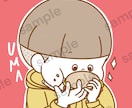 受付休止中です。SNSで使える似顔絵アイコン！ます ポップカラーな似顔絵イラストアイコンで個性を出したい方へ イメージ5