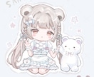 商用利用無料、修正何度でも◯可愛く綺麗に描きます アイコン、立ち絵、一枚絵、ミニキャラを可愛くお描きします イメージ7