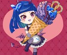 SNSなどで使えるデフォルメイラスト描きます アイコン等に使えるポップカラーやダークなミニキャラ描きます！ イメージ4