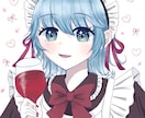 アイコンを描きます 【最短2日以内!!】可愛い女の子のアイコン♡ イメージ1