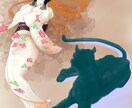 女の子のイラスト受付ます かわいい　和風　かっこいい系用途に合わせます イメージ5