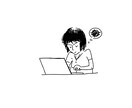 シンプルでやさしいイラストを描きます 挿絵やWebなど…シーンに合わせたイラストを描きます イメージ5