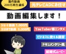 元テレビADのプロ編集！心を掴む動画を作ります Youtuberから結婚式まで。元テレビADが丁寧にサポート イメージ1