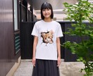 個性溢れるオリジナルTシャツデザインを作成します 日本初ウォーキング３DTシャツモックアップを無料提供できます イメージ3