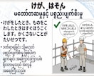 外国人実習生向けの足場の教科書を販売します やさしい日本語＋ミャンマー語で学べる足場の教科書 イメージ7