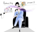 女性向けブランドに映える洗練イラスト制作します オシャレで高見え　ブランドの世界観を整え目を引こう イメージ2
