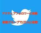 継続的にあなたのことをTwitterで拡散します １週間あなたを拡散！集客・宣伝・広告に！ イメージ1