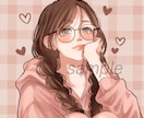 透明感×可愛い♡SNSで映えるアイコン描きます 【先着5名様のみ基本料金3000円！】女の子の理想を形に◎ イメージ4