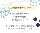 ショート動画作成します テンポよく見やすい動画に編集します イメージ2