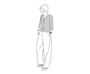 商用OK・ファッショナブルなカットイラスト描きます おしゃれな挿絵をお探しの人に。 イメージ4