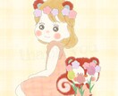 ゆるくてふわふわなイラスト描きます SNSのアイコンや、ちょっとした記念日のプレゼントにも。 イメージ7