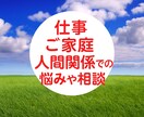 仕事やご家庭での悩み・相談・愚痴などお聞きします 悲しい❕疲れた❗パワハラ？セクハラ？居場所がない、すれ違い イメージ1