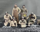 1/35   フィギュア　プラモデル製作代行します ミリタリーフィギュア専門の塗装済み完成品の製作代行になります イメージ7