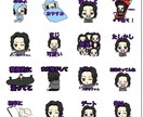 オリジナルLINEスタンプ制作します 完全オリジナルのLINEスタンプ(8個〜)を制作します！ イメージ1