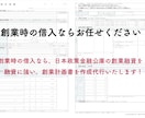 日本政策金融公庫「創業計画書」を作成代行いたします 創業時の運転資金・設備資金の申込の際に必要な書類を作成します イメージ1