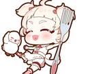 ぷにっと可愛いミニキャラを描きます グッズ、SNSアイコン、動画や配信などに！ イメージ5