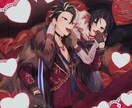 夢絵・コテ同・イラストお描きいたします 夢絵中心にシチュエーションイラストをお描きいたします イメージ1