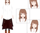 VTuber・Vライバー用モデル制作致します キャラデザからモデリングまで！独特な雰囲気をお求めの方へ イメージ2