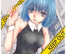 アイコン、バナー等お描きします 水彩タッチのレトロなイラストで！(少女少年美女青年動物OK) イメージ6