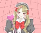 アイコンにできるサイズの似顔絵やイラストを描きます ラクガキっぽい描き方で可愛いアイコンイラストお作りします♡ イメージ4