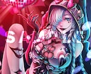 キャラクターイラストをご制作いたします 老若男女モンスターオールOK！ゲーム/挿絵/歌ってみたなどに イメージ3