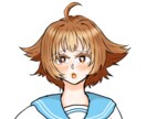 立ち絵「セーラー服の生徒」販売します 猫っ毛で活発な印象のセーラー服の生徒です！ イメージ4