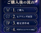 恋愛・仕事・お金の迷いを整理し次の一歩を照らします 心・身体・行動・ご縁・チャンスのツキ廻り診断 イメージ8