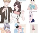 イラストなんでも描きます アイコンから夢絵、コテキャシートなどなんでも受けてます！ イメージ1