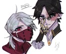 目を引くかっこいいアイコンやサムネイル作ります 厚みがあり迫力満点のかっこいいイラストを求めている方必見です イメージ10