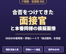 現役採用人事が本番同様の模擬面接をします IT職種・営業職対応|経歴書を読み込んだ上で面接官役をします イメージ1