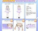 全方向最強可愛いVTuber全工程制作します 実績多数の美大卒プロが理想を形に！10万円で全て揃う！ イメージ2
