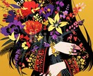 共感覚で感じた“あなたの色”を花束artで届けます お名前から感じ取った“あなたの色”をAIartでお届けします イメージ5