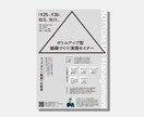 あえて余白をつくる。ミニマルなチラシを作ります キャリア17年のグラフィックデザイナーがデザインします。 イメージ3
