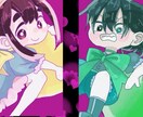 あなたのイメージキャラでアイコンを作成します 絵柄を選べる可愛いディフォルメで、キャラデザから承ります イメージ9