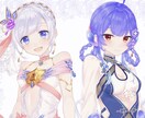 可愛いSNSアイコン制作します あなたのアイコン描かせてください！ イメージ4