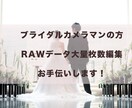 婚礼スナップ写真のカット削除と補正承ります フリーカメラマン向け。RAWデータ1000枚以上大歓迎！ イメージ1