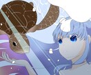 イラスト制作承ります フリーで漫画・イラストの仕事をしています。個展等の経験あり イメージ5
