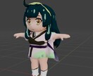 Blenderで3Dキャラクターを制作いたします アニメ調中心，Mixamo対応リグ・ウエイト付けまで対応 イメージ4