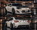 愛車をドリ車風スタンス風にかっこよく画像加工します SNS映えする愛車画像を制作します！ イメージ4